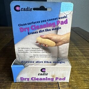 Vintage Cadie Dry Cleaning Pad Erase Dirt Like Magic NOS